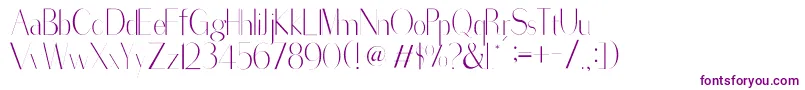 SorredaPro Font – Purple Fonts on White Background