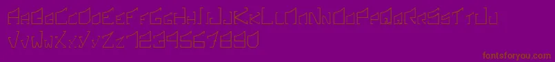 fuente SonicBoomRegular – Fuentes Marrones Sobre Fondo Morado