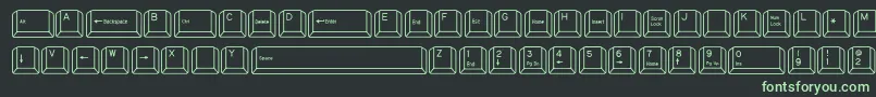 More about QwertyPc Font QwertyPc Font – Green Fonts on Black Background