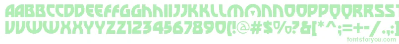 SovietBoulevard Font – Green Fonts on White Background