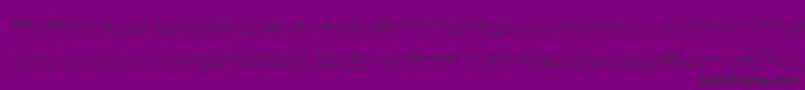 Taskforcecoi Font – Black Fonts on Purple Background