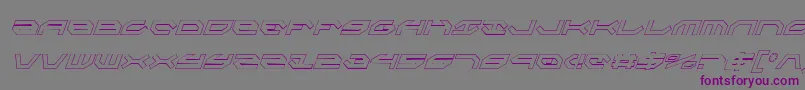 Taskforcecoi Font – Purple Fonts on Gray Background