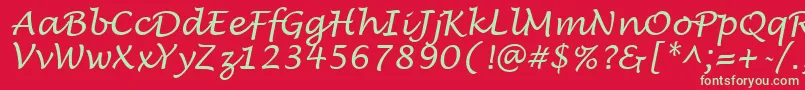 Lisätietoja LucidaHandwritingItalic-fontista LucidaHandwritingItalic-fontti – vihreät fontit punaisella taustalla