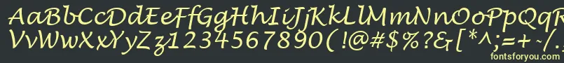 More about LucidaHandwritingItalic Font LucidaHandwritingItalic Font – Yellow Fonts on Black Background