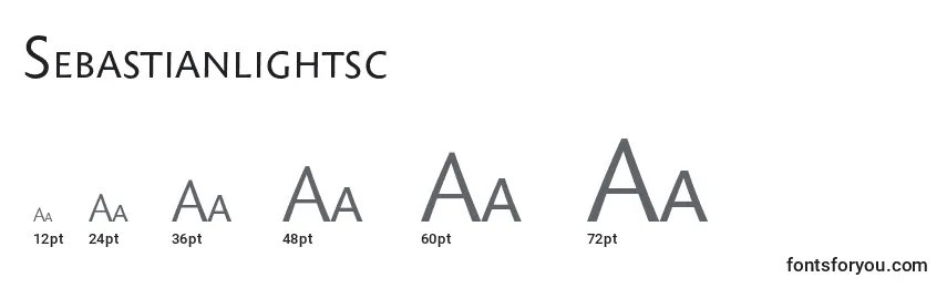 Sebastianlightsc Font Sizes