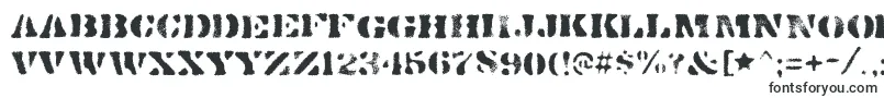 Czcionka DirtybakersdozenspraypaintRegular – czcionki graficzne