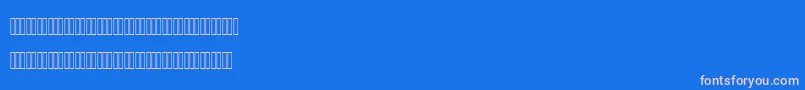 Fonte MofidMahdiLatinFigures – fontes rosa em um fundo azul