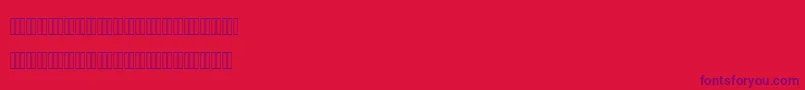 MofidMahdiLatinFigures Font – Purple Fonts on Red Background