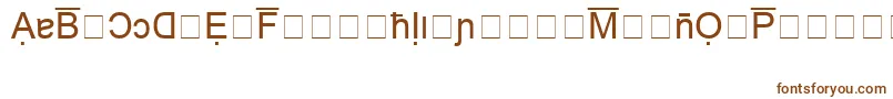 fuente BookshelfSymbol4 – Fuentes Marrones Sobre Fondo Blanco