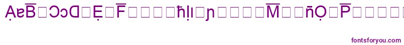 BookshelfSymbol4 Font – Purple Fonts on White Background