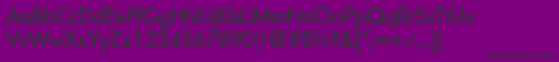 FutoralmeddbNormal Font – Black Fonts on Purple Background