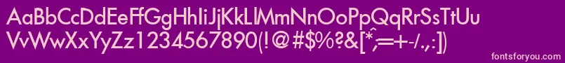 Więcej informacji o czcionce FutoralmeddbNormal Czcionka FutoralmeddbNormal – różowe czcionki na fioletowym tle