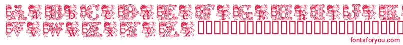 KgCutie1 Font – Red Fonts