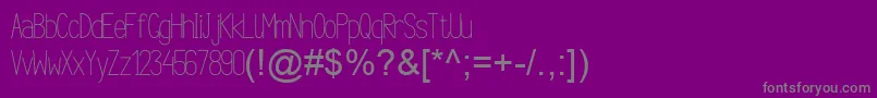 Weitere Informationen zur ArgocksazViper78Обычный-Schriftart ArgocksazViper78Обычный-Schriftart – Graue Schriften auf violettem Hintergrund
