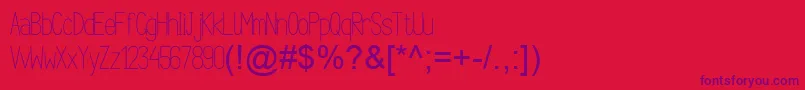 ArgocksazViper78РћР±С‹С‡РЅС‹Р№ Font – Purple Fonts on Red Background