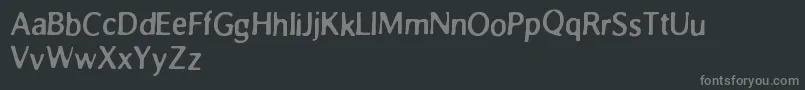 Blur Font – Gray Fonts on Black Background