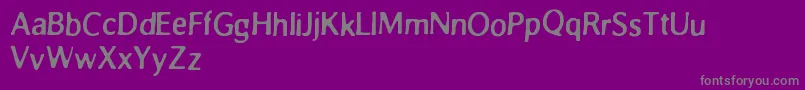 Blur Font – Gray Fonts on Purple Background