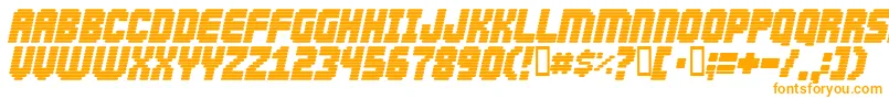 Abduction2000 Font – Orange Fonts on White Background