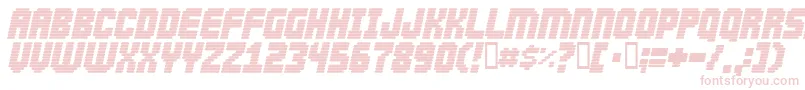 Abduction2000 Font – Pink Fonts on White Background