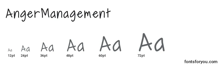 Размеры шрифта AngerManagement (98973)