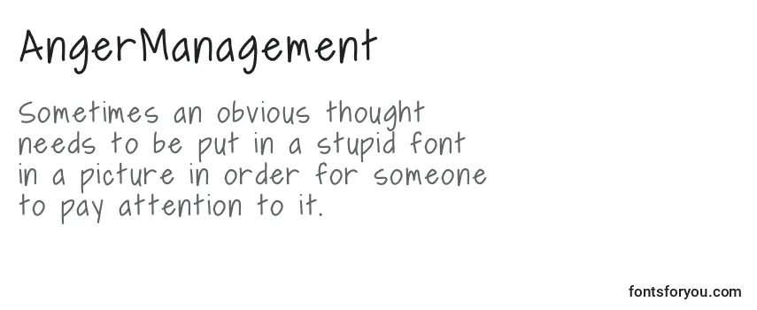 Шрифт AngerManagement (98973)
