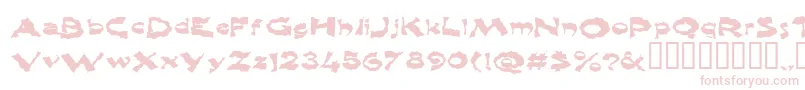 Shlophappy Font – Pink Fonts on White Background