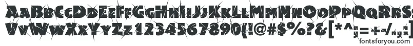 Шрифт Acsiomasupershockc – крутые шрифты