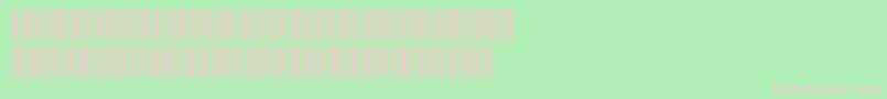 Czcionka Inthrp72dltt – różowe czcionki na zielonym tle