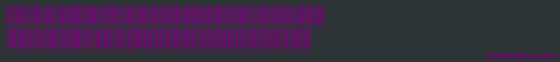 Inthrp72dltt Font – Purple Fonts on Black Background