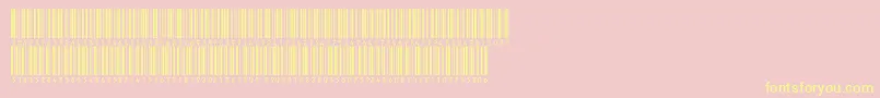 Inthrp72dltt Font – Yellow Fonts on Pink Background