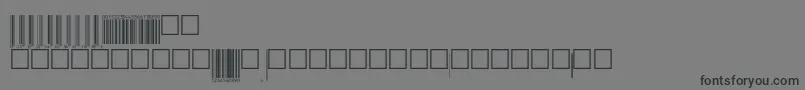 V200006 Font – Black Fonts on Gray Background
