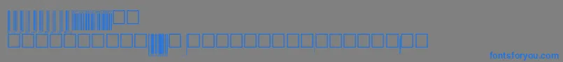 V200006 Font – Blue Fonts on Gray Background