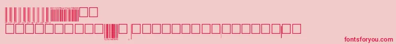 V200006 Font – Red Fonts on Pink Background