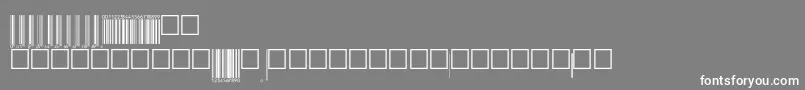 V200006 Font – White Fonts on Gray Background