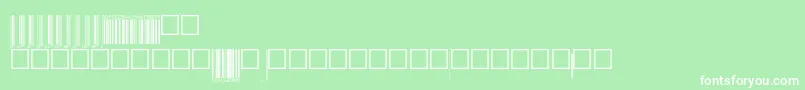 V200006 Font – White Fonts on Green Background
