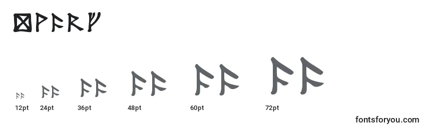 Dwarf Font Sizes