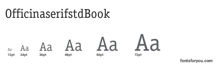 OfficinaserifstdBook Font Sizes