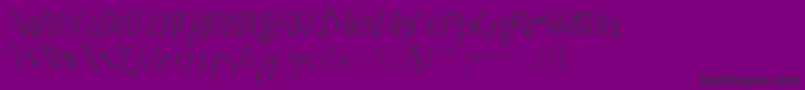 Madewithb Font – Black Fonts on Purple Background