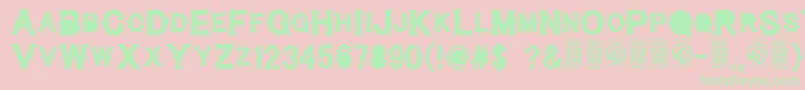 Más sobre la fuente CynicalhillsRegular fuente CynicalhillsRegular – Fuentes Verdes Sobre Fondo Rosa