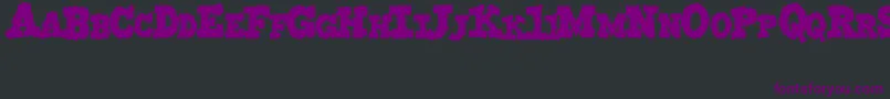 Шрифт MonstruoJedagraphicx – фиолетовые шрифты на чёрном фоне