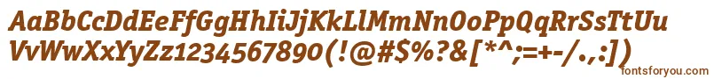 OfficinasermdositcttРџРѕР»СѓР¶РёСЂРЅС‹Р№РљСѓСЂСЃРёРІ Font – Brown Fonts on White Background