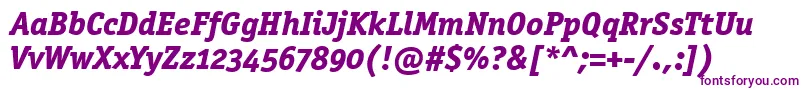 OfficinasermdositcttРџРѕР»СѓР¶РёСЂРЅС‹Р№РљСѓСЂСЃРёРІ Font – Purple Fonts on White Background