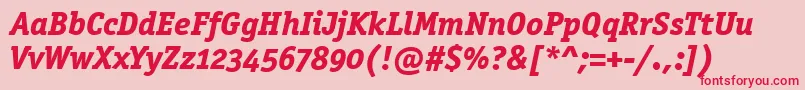 OfficinasermdositcttРџРѕР»СѓР¶РёСЂРЅС‹Р№РљСѓСЂСЃРёРІ Font – Red Fonts on Pink Background