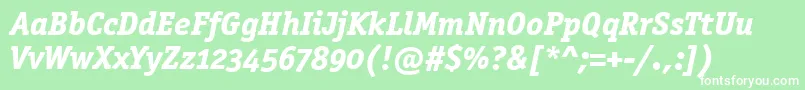 OfficinasermdositcttРџРѕР»СѓР¶РёСЂРЅС‹Р№РљСѓСЂСЃРёРІ Font – White Fonts on Green Background