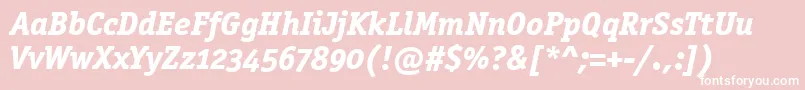 OfficinasermdositcttРџРѕР»СѓР¶РёСЂРЅС‹Р№РљСѓСЂСЃРёРІ Font – White Fonts on Pink Background