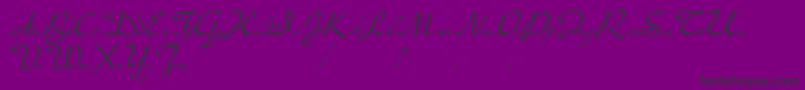 PresterJohn Font – Black Fonts on Purple Background