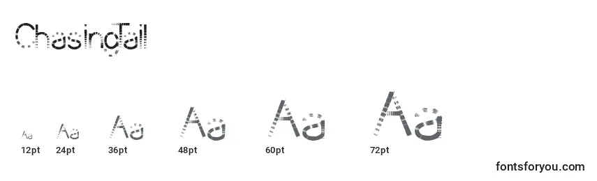 ChasingTail Font Sizes