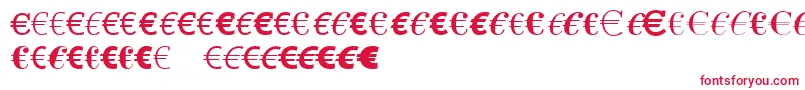 LinotypeEurofontAToF-Schriftart – Rote Schriften