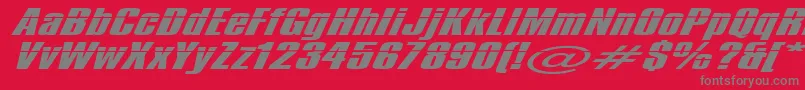 More about Impossible1000 Font Impossible1000 Font – Gray Fonts on Red Background