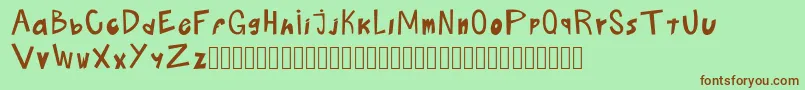 More about Bolun Font Bolun Font – Brown Fonts on Green Background
